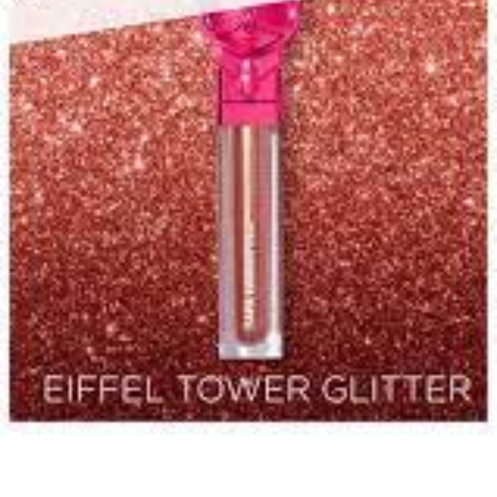 NWT Karl Lagerfeld Eiffel Tower Glitter Top Coat